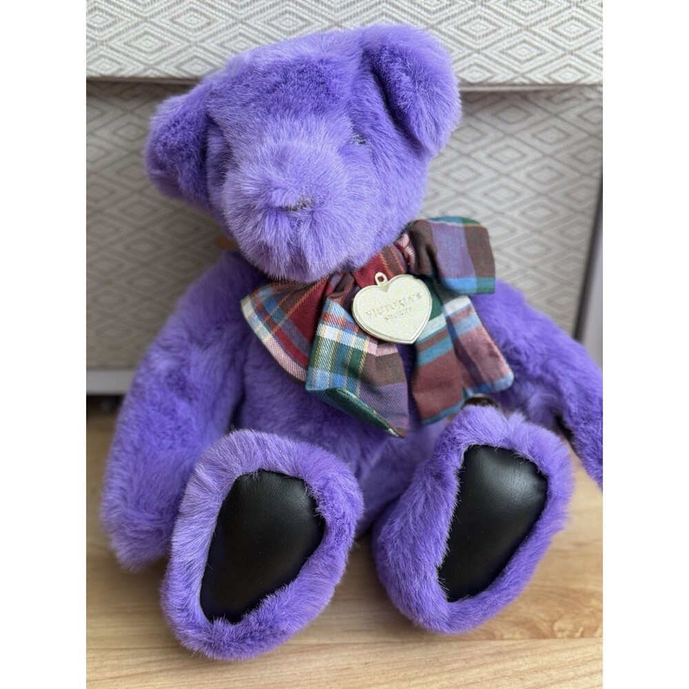 NEW 1992 Gund Rare Lavender Victoria Secret Teddy Bear 15"